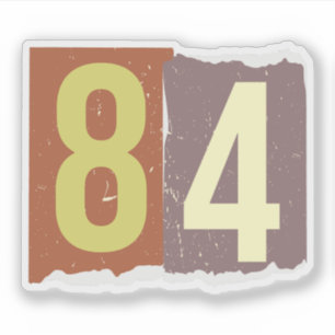 Number Magazine Ransom 84 Sticker