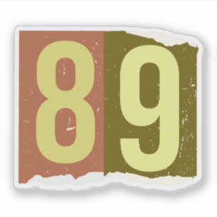 Number Magazine Ransom 89 Sticker