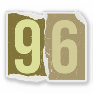 Number Magazine Ransom 96 Sticker