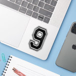 Number Nine 9 Sport Font Sticker Number Nine 9 Sport Font Sticker