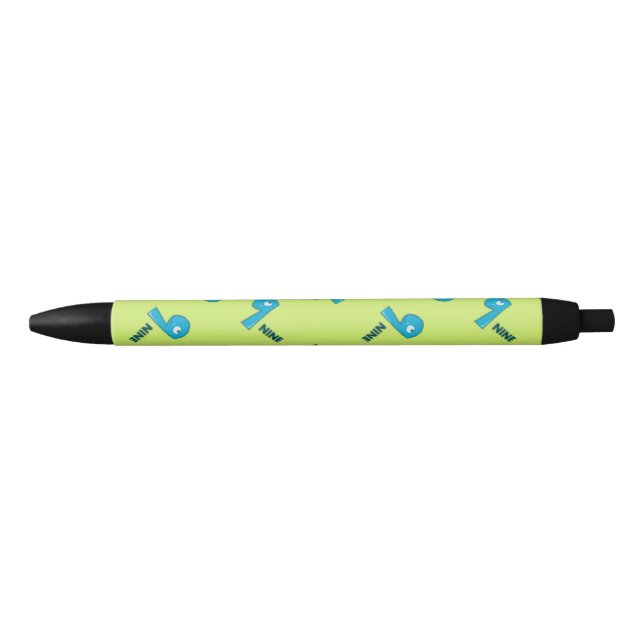 Number nine green pen (Front)