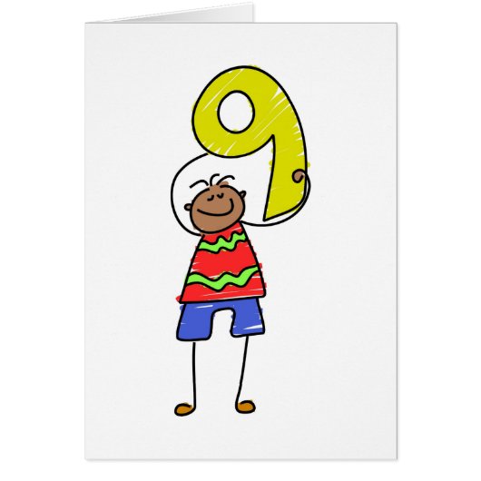Number Nine Kid Cards (Front)