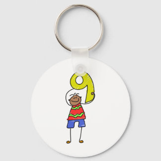 Number Nine Kid Keychain