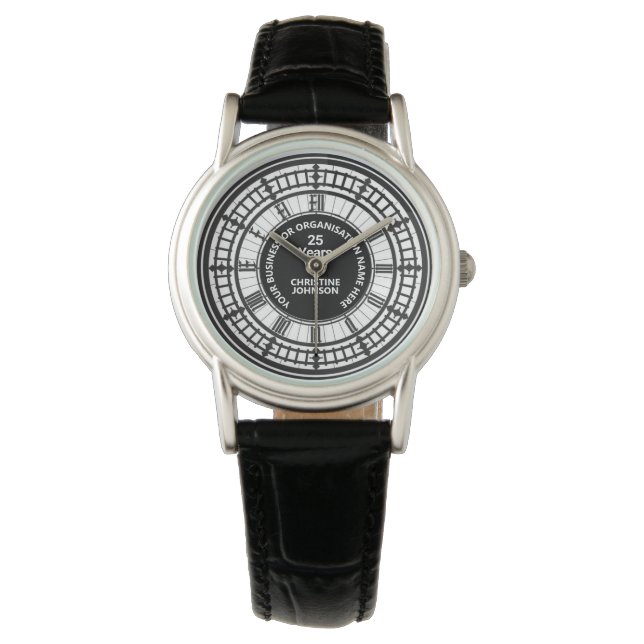 Number of Years Long Service Business or Company Watch (Front)