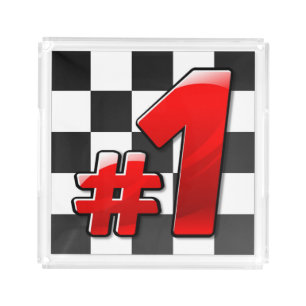 NUMBER ONE ACRYLIC TRAY