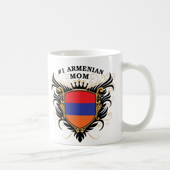 Number One Armenian Mom Coffee Mug (Right)