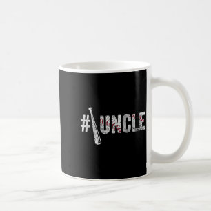 Number One Baseball Uncle Fathers Day Funny Baseba Coffee Mug