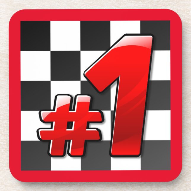 NUMBER ONE BEVERAGE COASTER (Front)