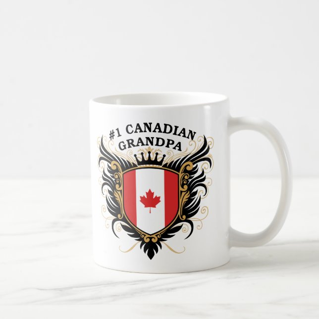 Number One Canadian Grandpa Coffee Mug (Right)