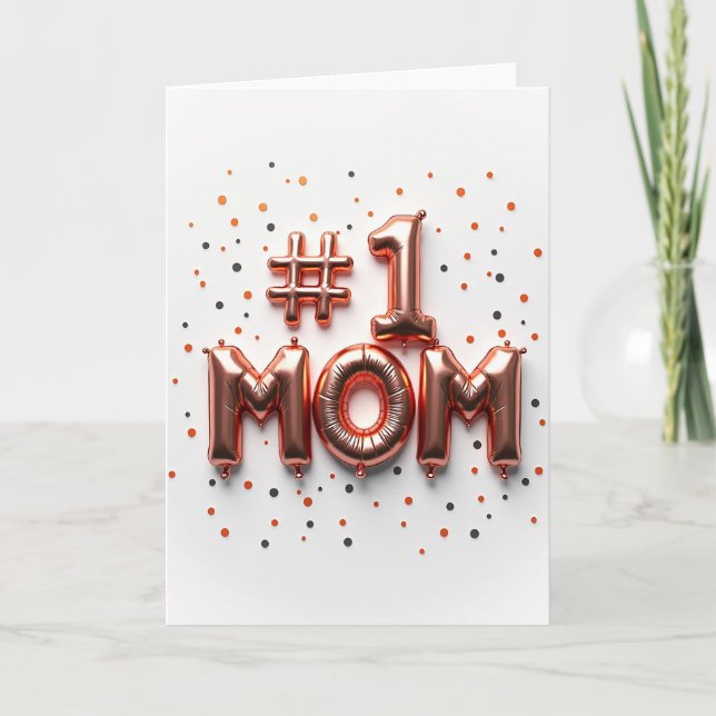 Number One Caregiver Card (Front)