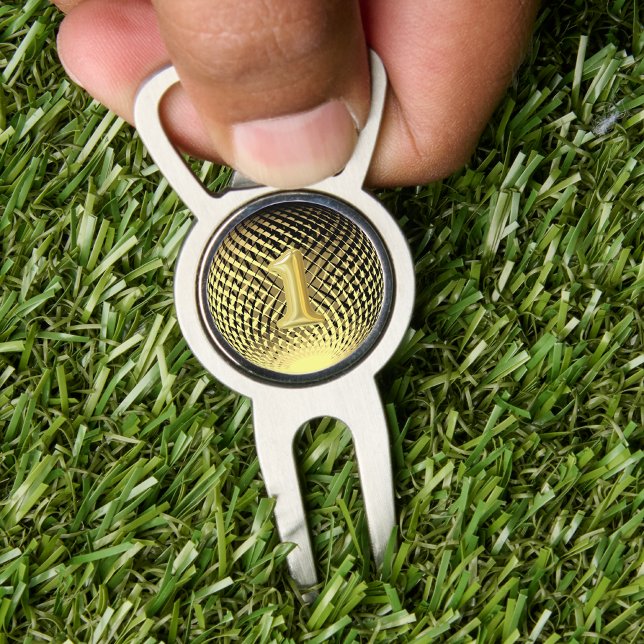 Number one Champion Gold medal Golf Balls Divot Tool (Creator Uploaded)