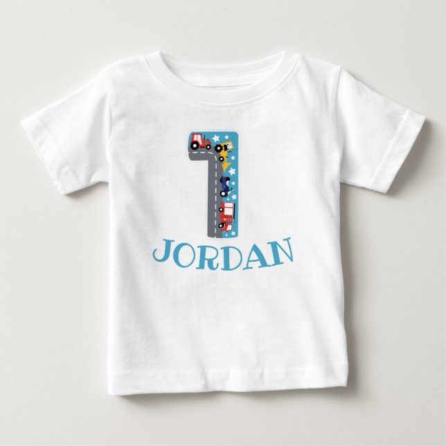 NUMBER ONE CHILD 1ST BIRTHDAY BABY T-Shirt (Front)
