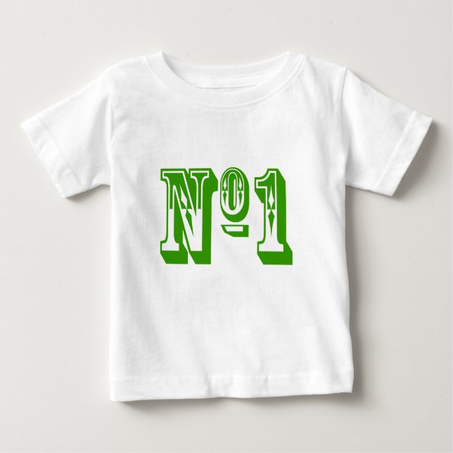 Number One Child Baby T-Shirt (Front)