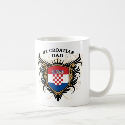 Number One Croatian Dad Coffee Mug