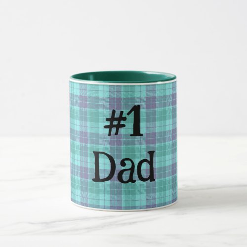 Number One Dad 1 Father Personalized Cup Mug