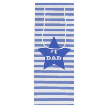 NUMBER ONE DAD #1 Navy Blue Star
