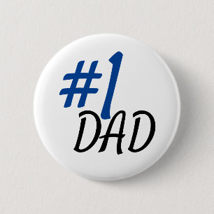 Number one dad button