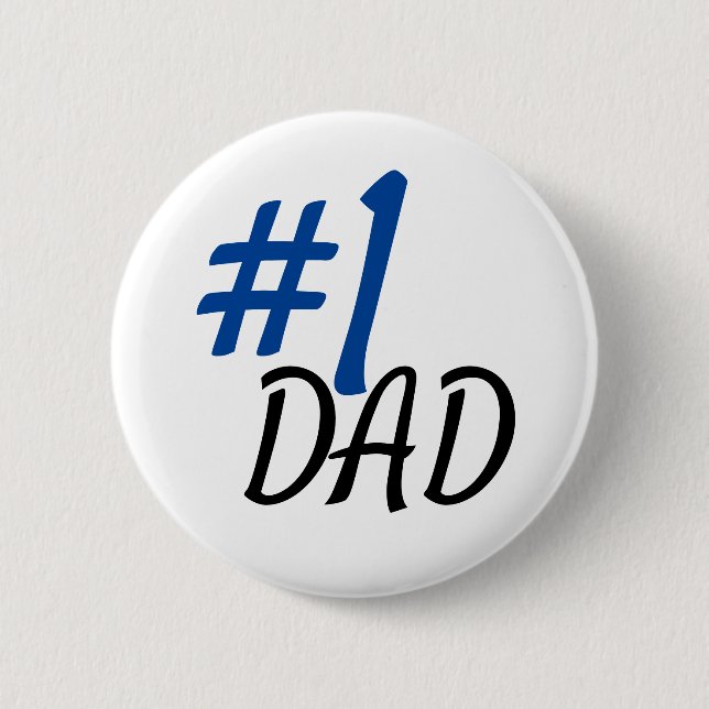 Number one dad button (Front)