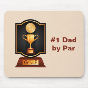 Number One Dad by Par Mousepad