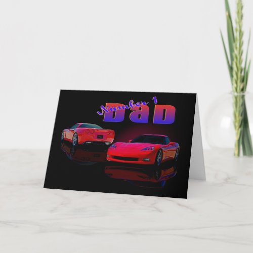 number one dad card