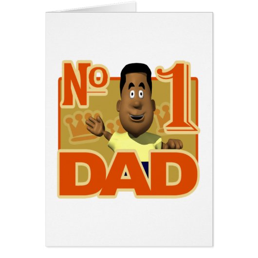 Number One Dad Cards (Front)