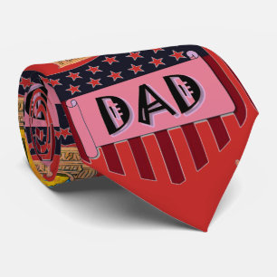 Number One Dad Neck Tie