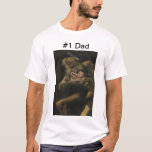Number One Dad T-shirt at Zazzle