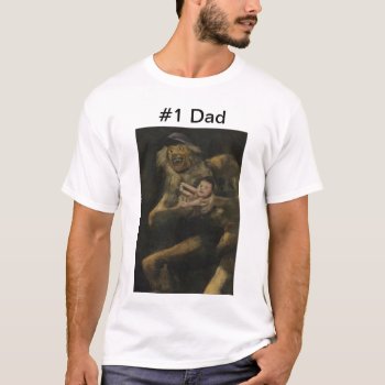 Number One Dad T-shirt by StephDavidson at Zazzle