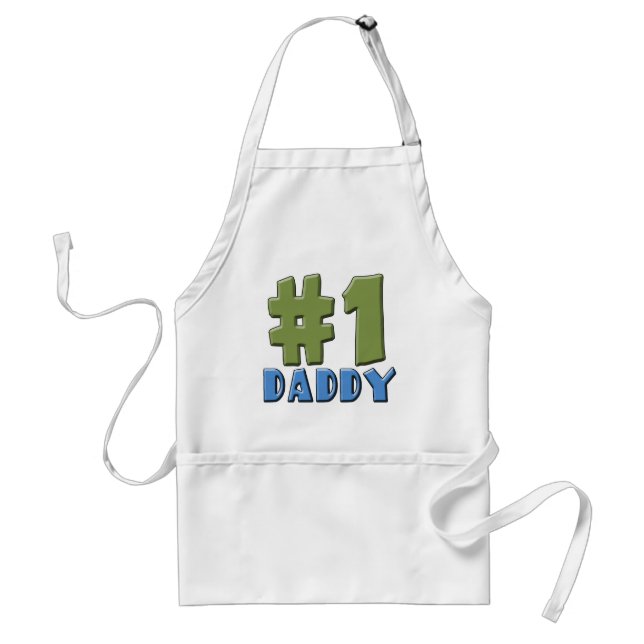 Number One Daddy Products Adult Apron (Front)