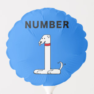 Number One Dog Balloon