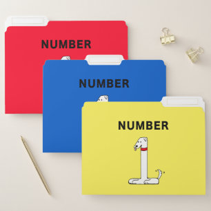 Number One Dog File Folder