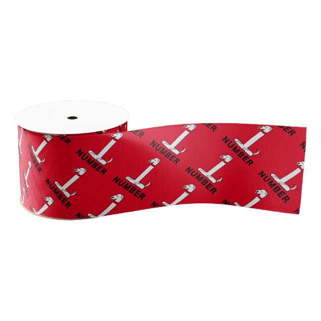 Number One Dog Grosgrain Ribbon (Spool)