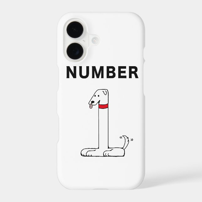 Number One Dog Iphone Case (Back)