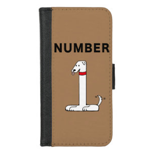 Number One Dog iPhone 8/7 Wallet Case