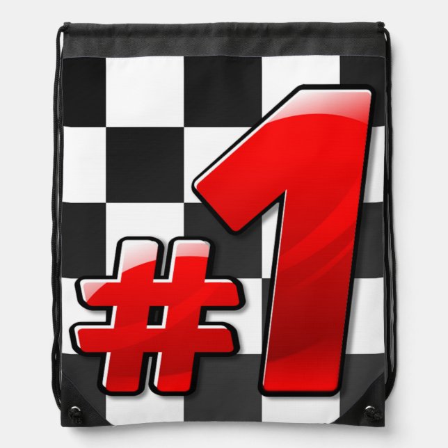 NUMBER ONE DRAWSTRING BAG (Front)