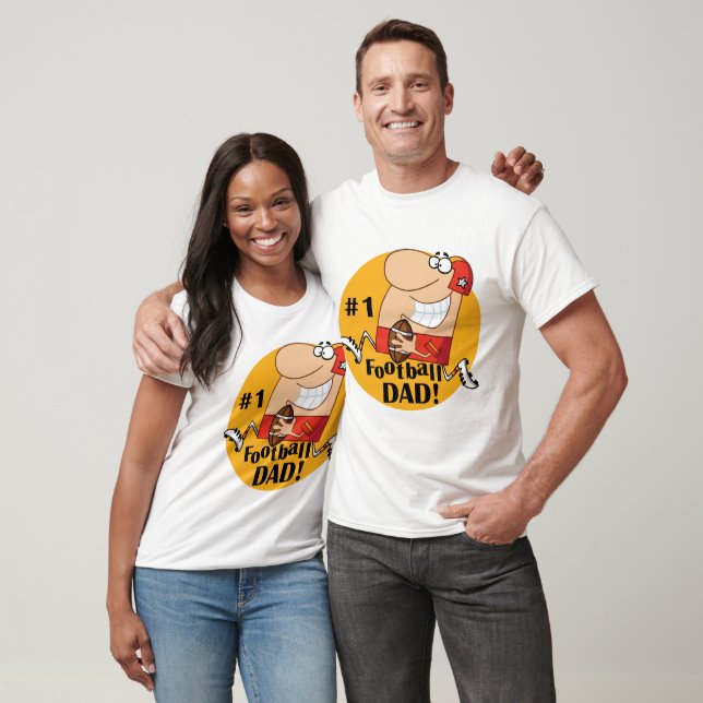 Number One Football Dad Tshirts and Gifts (Unisex)