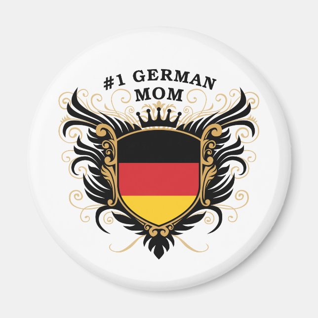 Number One German Mom Magnet (Front)