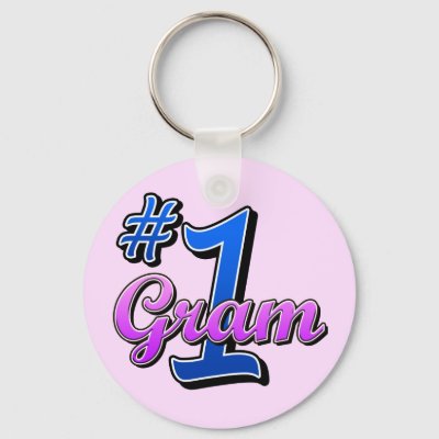 Number One Gram Keychain
