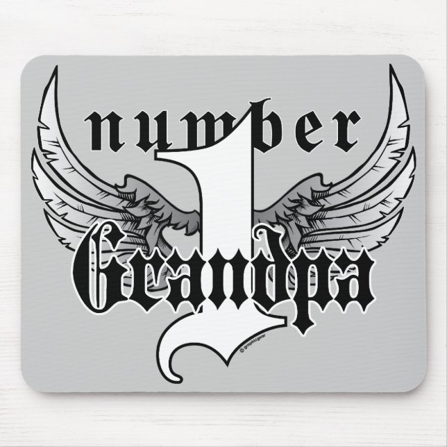 Number One Grandpa Mousepad (Front)