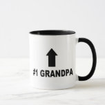 Number One Grandpa Mug at Zazzle