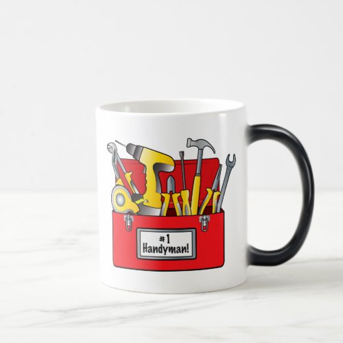 Number One Handyman Magic Mug