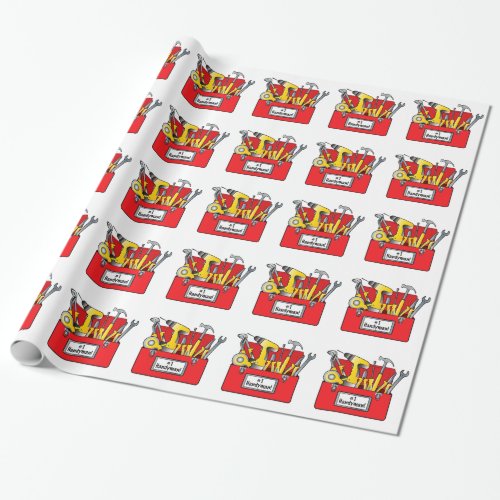 Number One Handyman Wrapping Paper