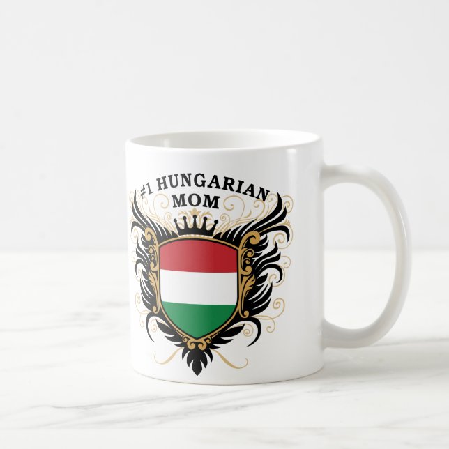 "Number One Hungarian Mom" Coffee Mug (Right)