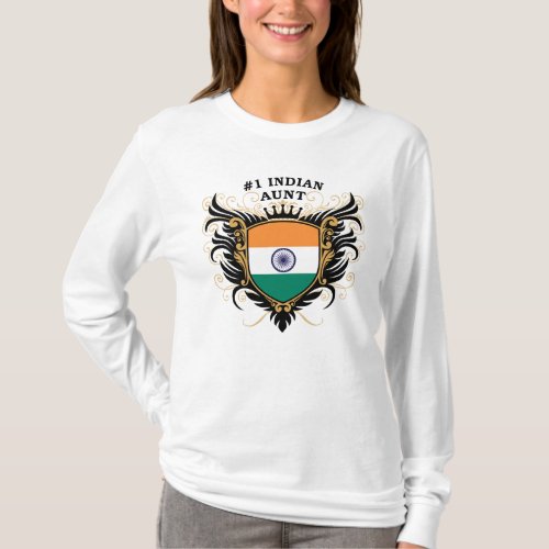 Number One Indian Aunt T_Shirt