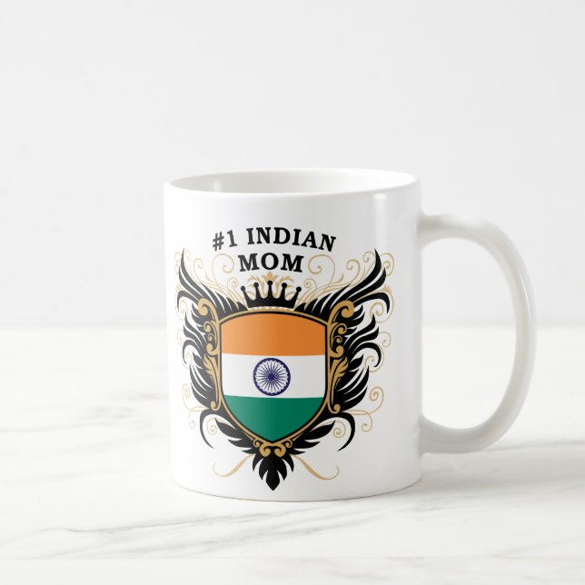 Number One Indian Mom Coffee Mug (Right)