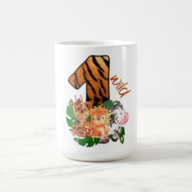 Number One Jungle Adventure Bodysuit Coffee Mug (Center)