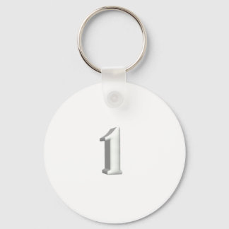 Number One Keychain