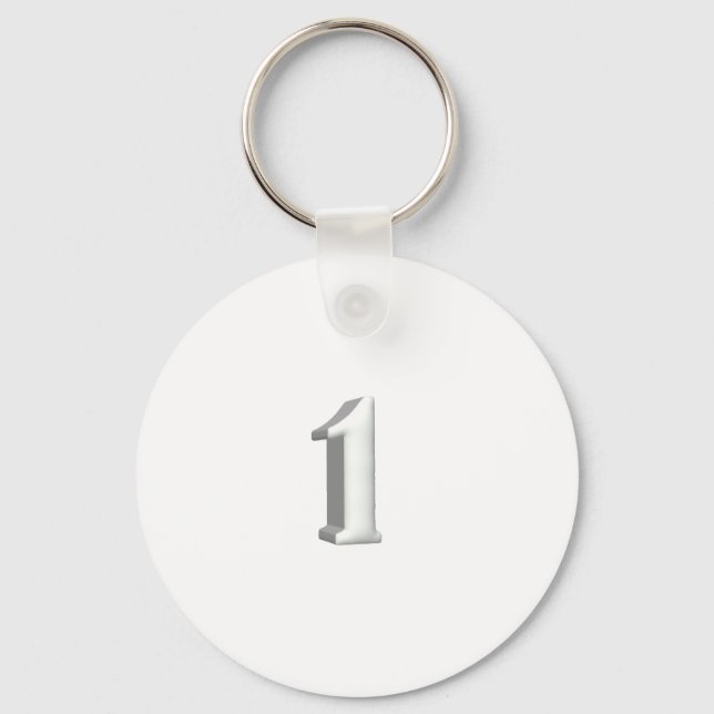 Number One Keychain (Front)