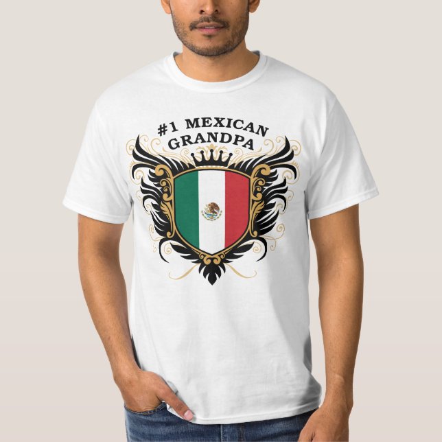 Number One Mexican Grandpa T-Shirt (Front)