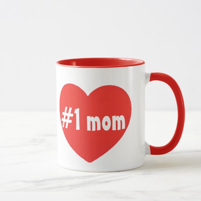 number one mom  mug (Right)